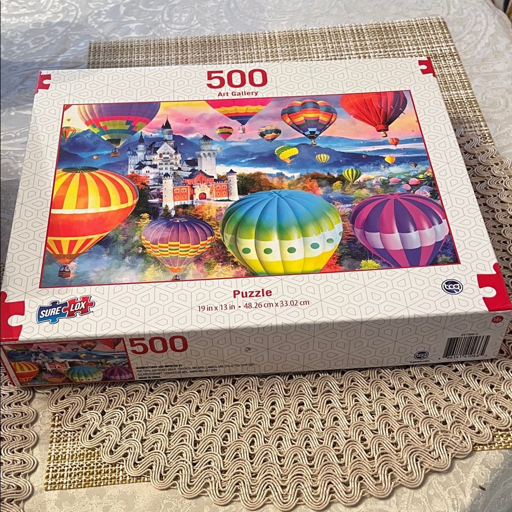 Art Gallery Hot Air Balloon Puzzle - 500 Pieces
